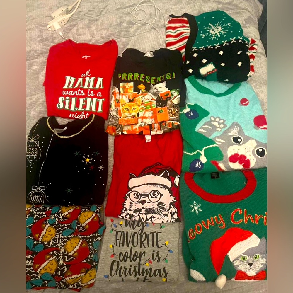 Christmas Clothing Lot XL